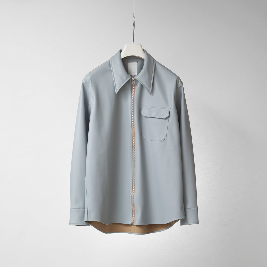 Leather Overshirt JKT