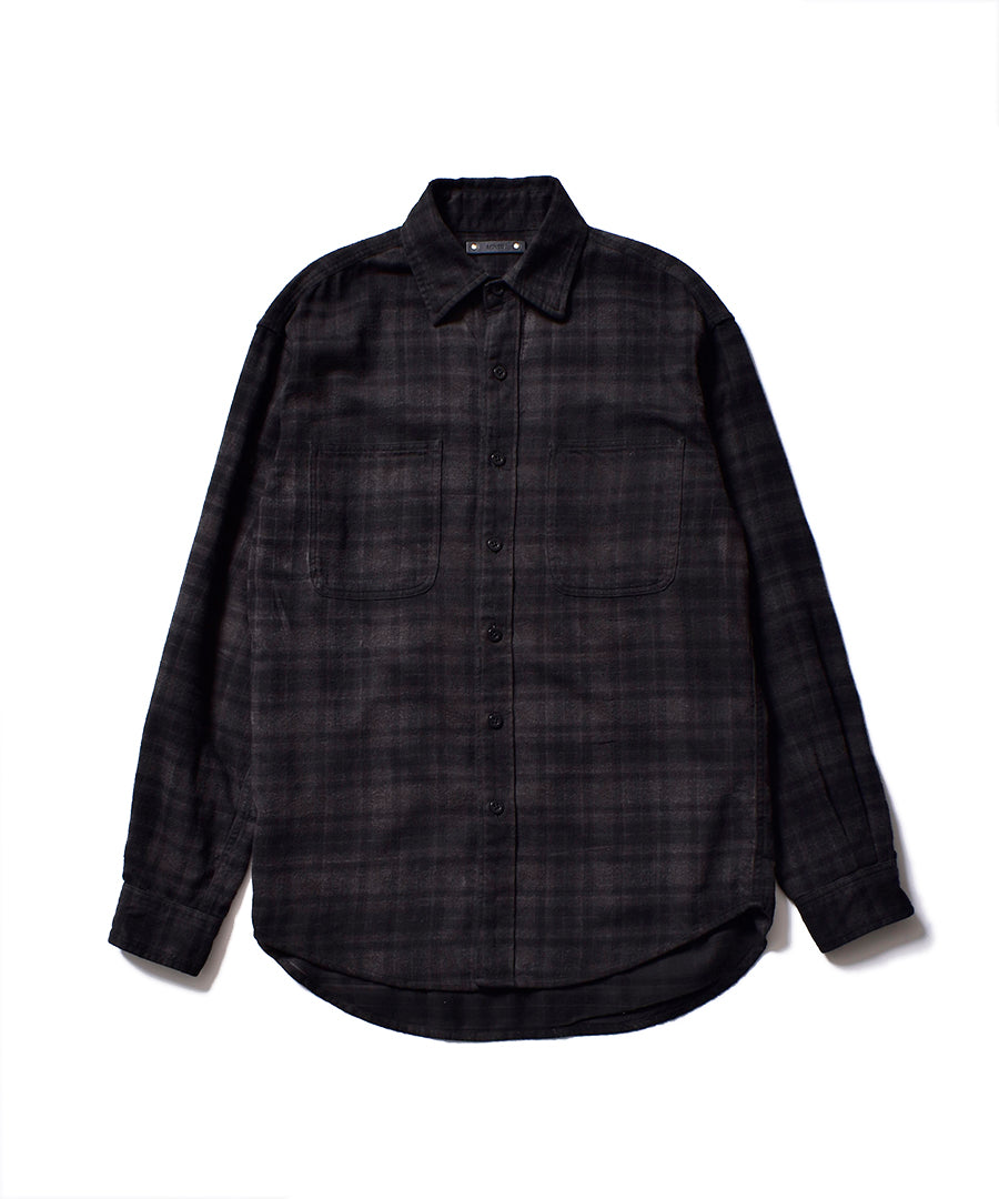 Spray Check Flannel Loose SH