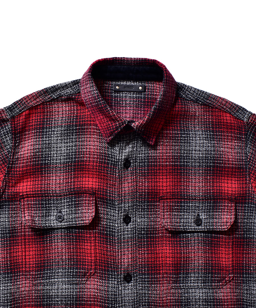 Grandrelle V.Check Flannel Over SH – Roots Bonds ONLINE STORE