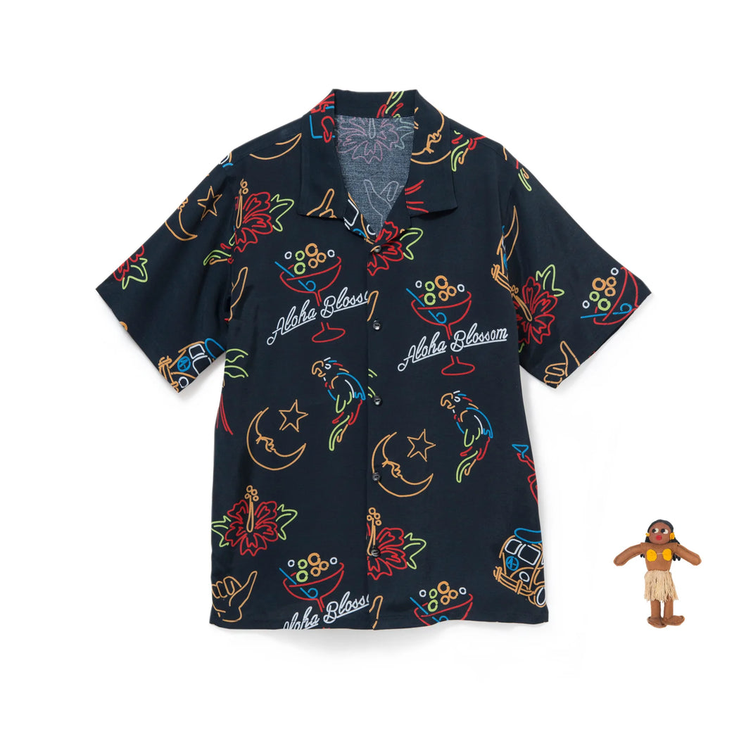 NEON ALOHA KIDS SHIRT