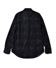 画像をギャラリービューアに読み込む, Black Denim Check Western SH
