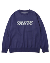 画像をギャラリービューアに読み込む, SWEATER M&amp;M MASSES BONE LOGO
