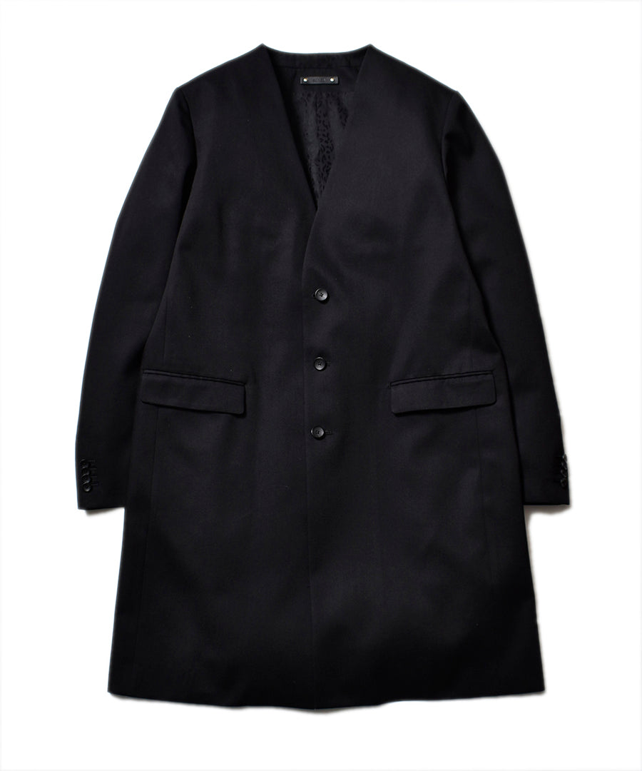 T.Wool Denim Collarless CT