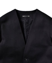 画像をギャラリービューアに読み込む, T.Wool Denim Collarless JKT
