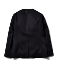 画像をギャラリービューアに読み込む, T.Wool Denim Collarless JKT
