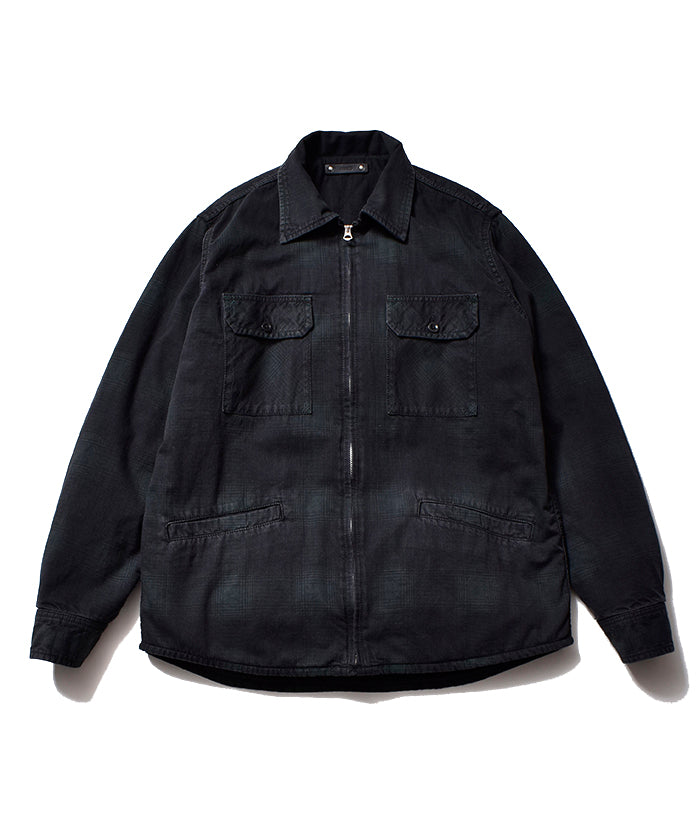 Black Denim Check Quiltriner Shirts BZ – Roots Bonds ONLINE STORE