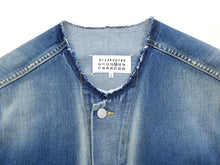 画像をギャラリービューアに読み込む, No Collar Denim jacket

