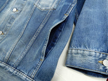 画像をギャラリービューアに読み込む, No Collar Denim jacket

