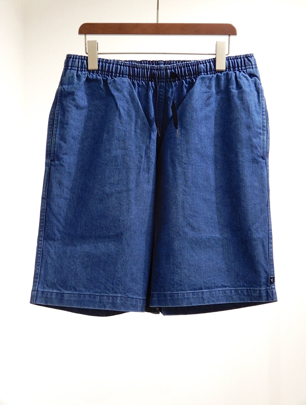 SHORE COTTON DENIM SHORTS
