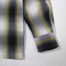 画像をギャラリービューアに読み込む, OMBRE CHECK OPEN COLLAR SHIRT L/S(TYPE-1)
