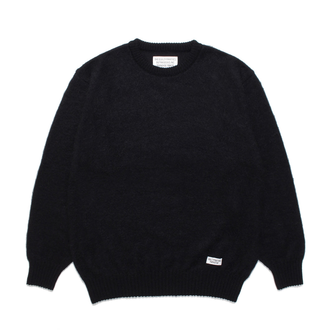 MOHAIR CREW NECK SWEATER