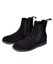 画像をギャラリービューアに読み込む, Suede Leather Side Gore Boots
