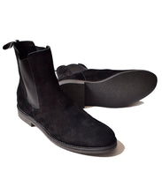 画像をギャラリービューアに読み込む, Suede Leather Side Gore Boots

