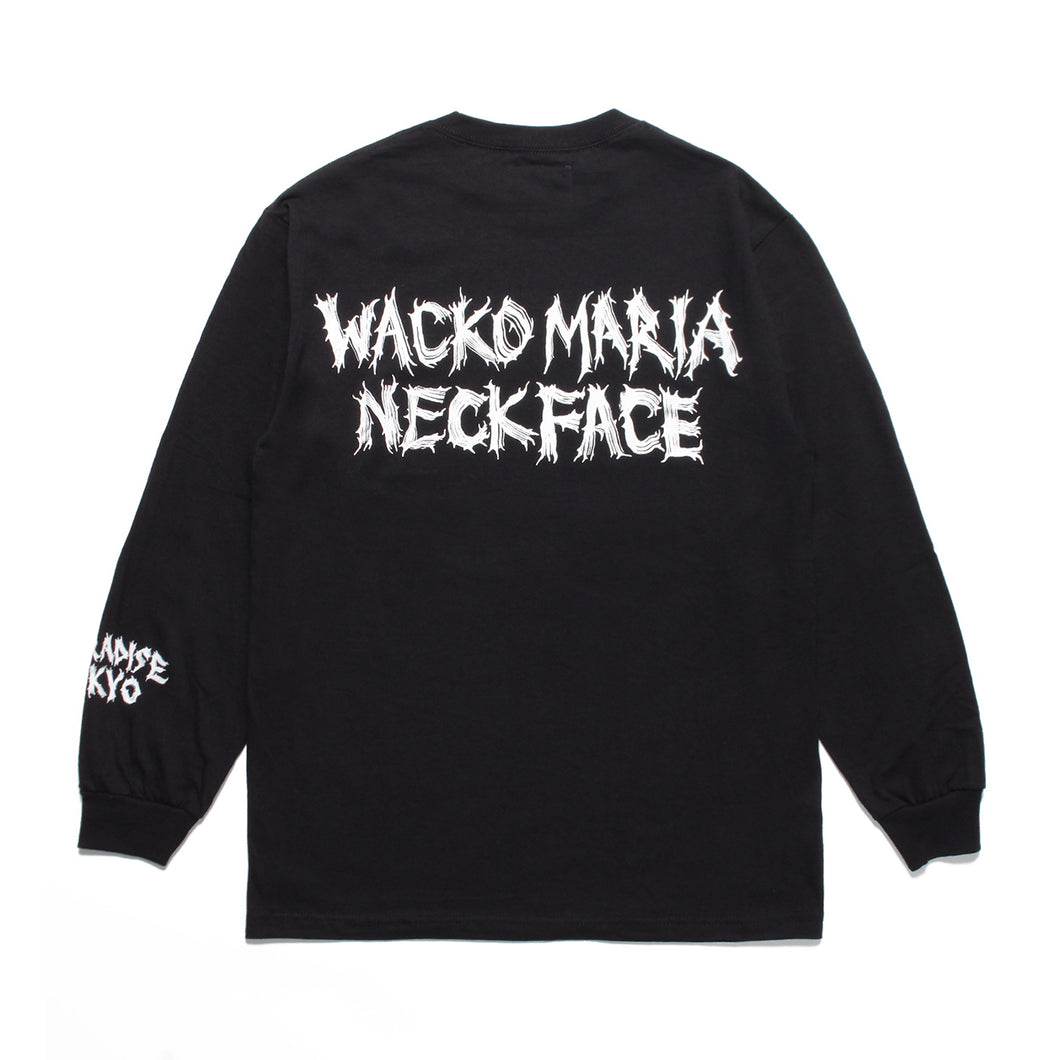 NECK FACE / CREW NECK LONG SLEEVE T-SHIRT