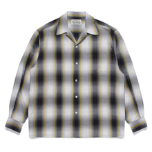 画像をギャラリービューアに読み込む, OMBRE CHECK OPEN COLLAR SHIRT L/S(TYPE-1)
