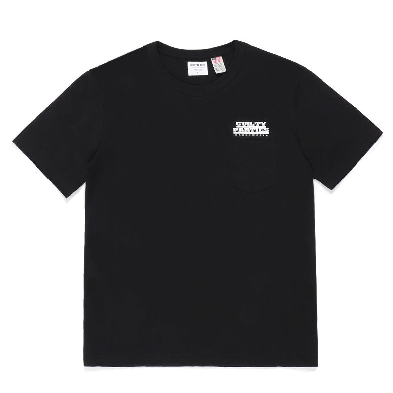 USA BODY CREW NECK POCKET T-SHIRT