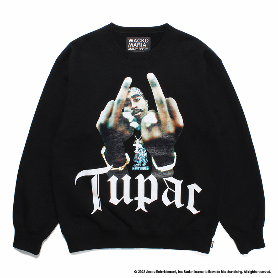 TUPAC / HEAVY WEIGHT CREW NECK SWEAT SHIRT(TYPE-1)